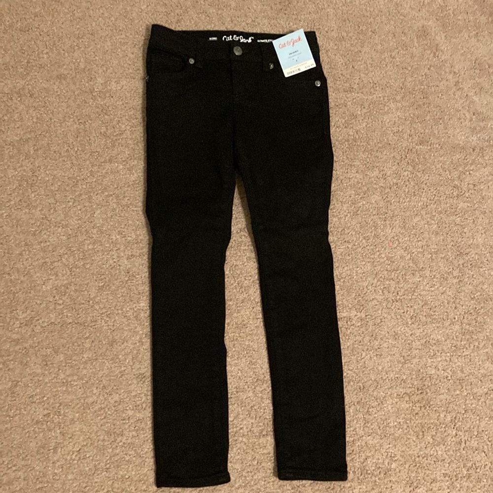 NWT Cat and Jack Black Skinny Jeans~size 8~